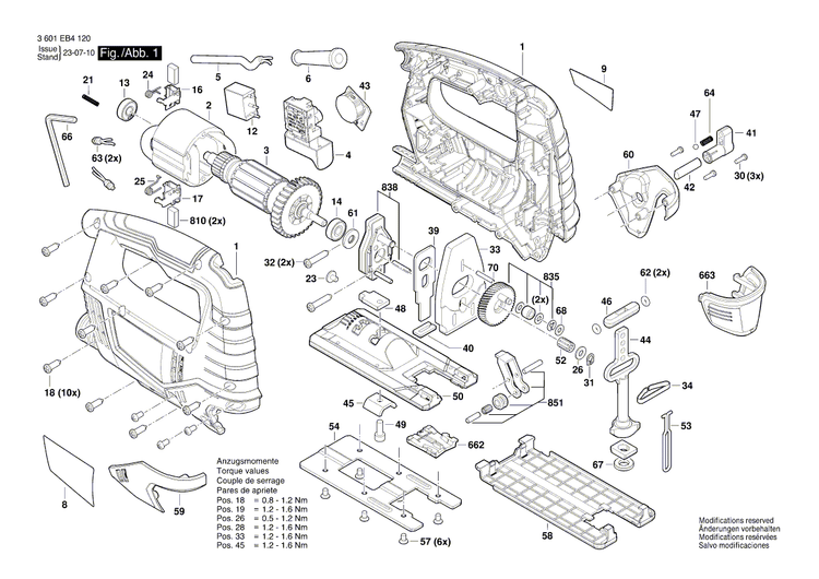 New Genuine Bosch 1619PB9315 Switch