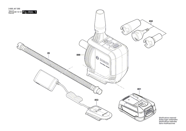 New Genuine Bosch 1619PB9507 Hose