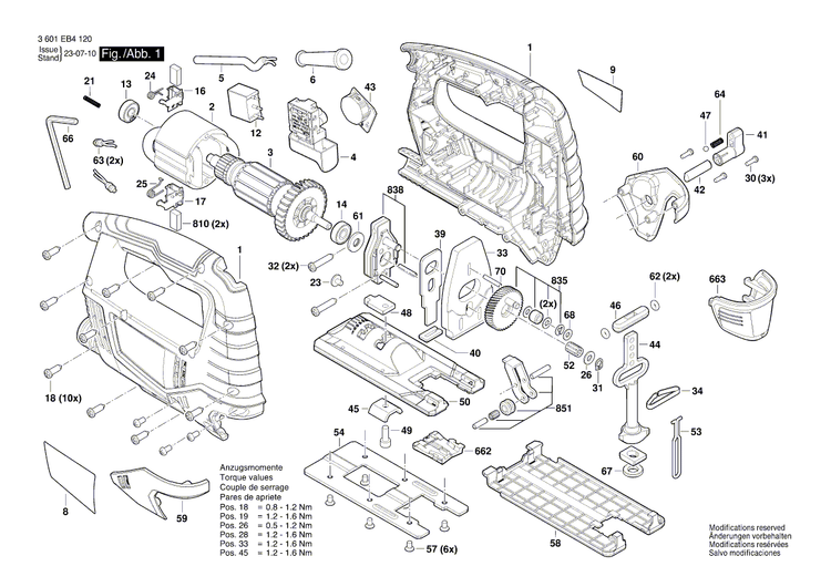 New Genuine Bosch 1619PB9627 Pan head screw