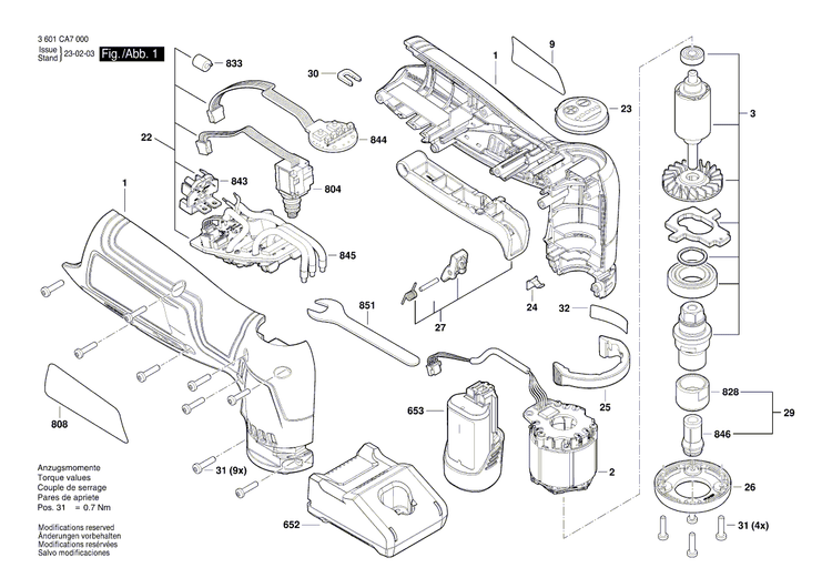 New Genuine Bosch 1619PB9666 Manufacturer's nameplate