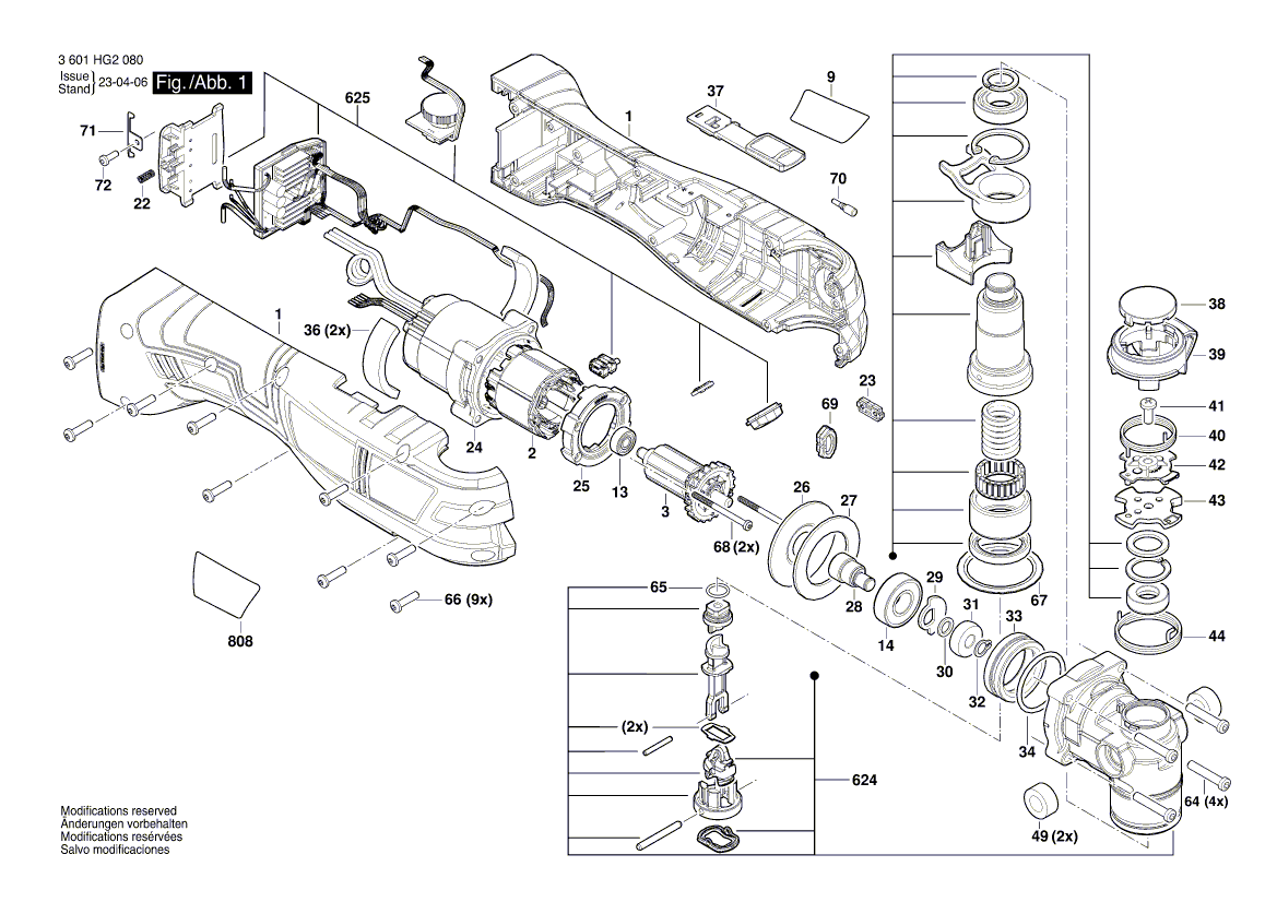New Genuine Bosch 1619PB9839 Counterweight