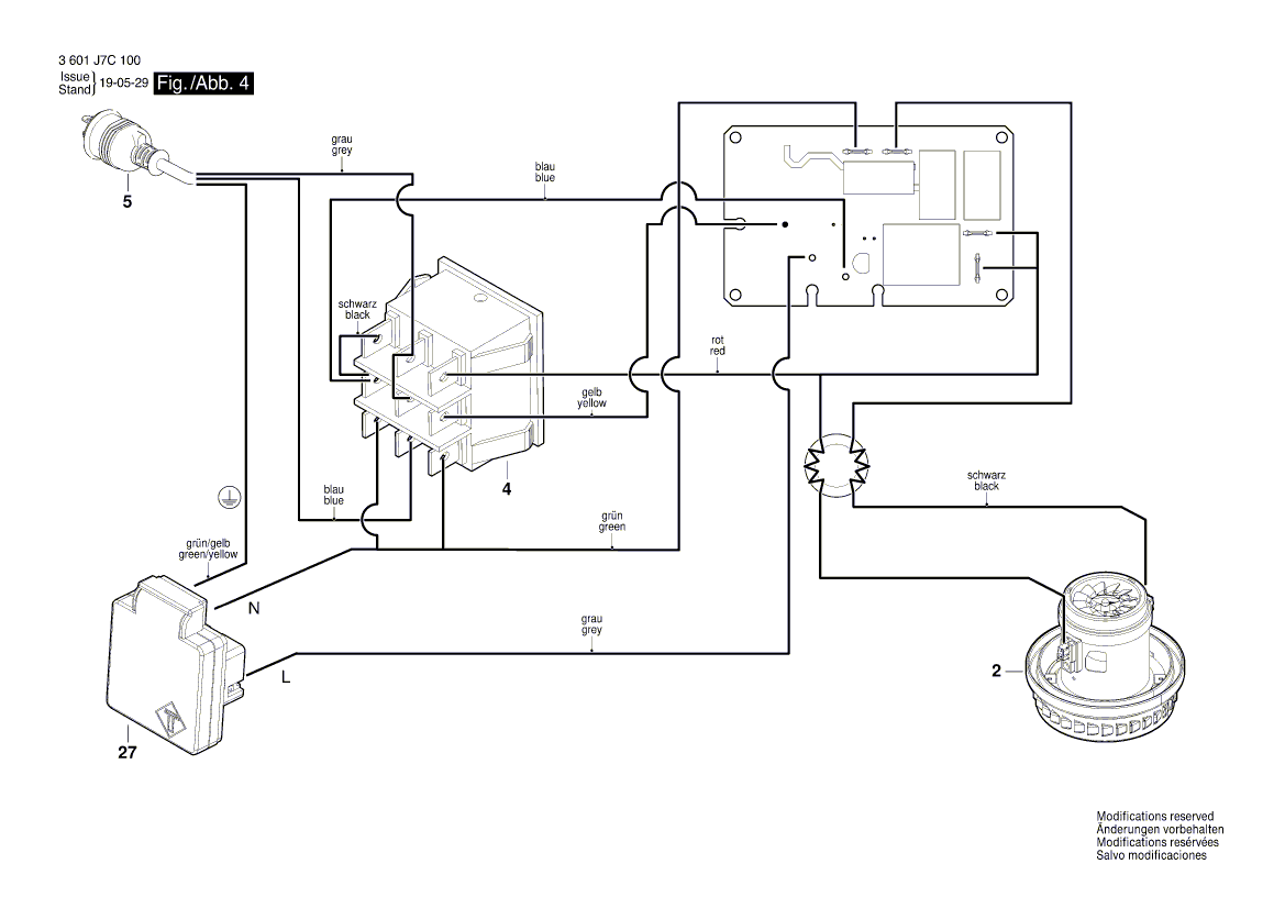New Genuine Bosch 1619PC0026 Housing