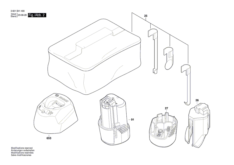 New Genuine Bosch 1619PC0071 Type Label