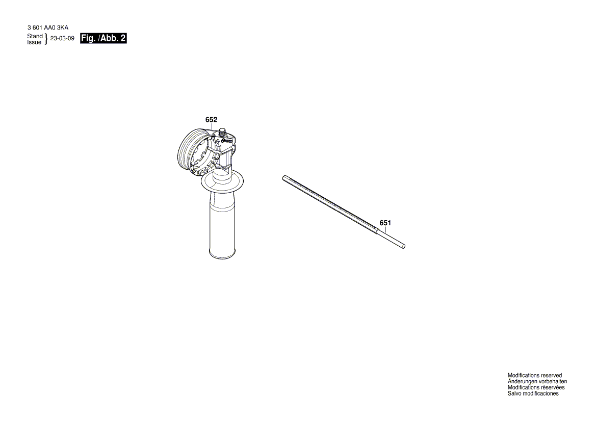 New Genuine Bosch 1619PC0343 On-Off Switch