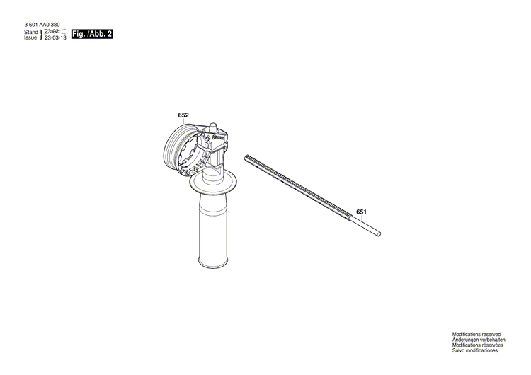 New Genuine Bosch 1619PC0386 Nameplate