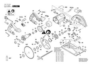 New Genuine Bosch 1619PC0464 Nameplate