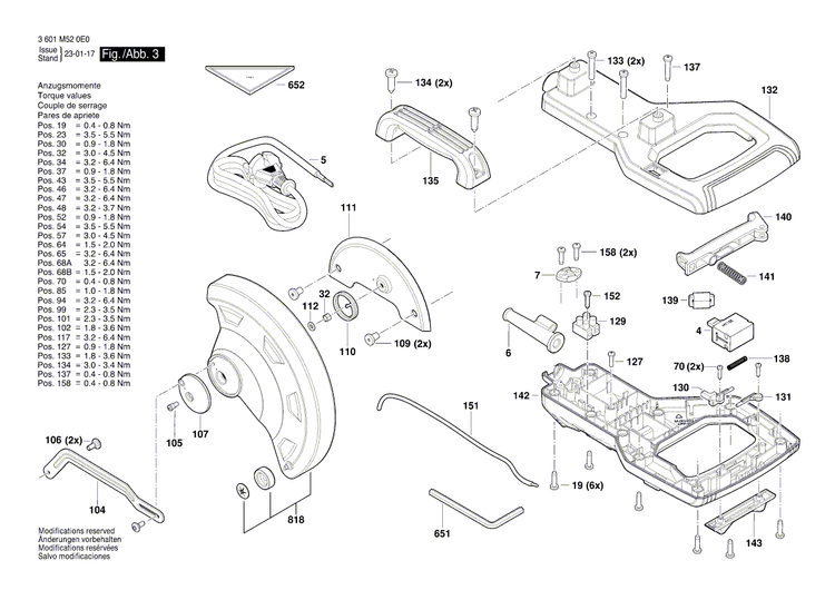 New Genuine Bosch 1619PC0563 Manufacturer's nameplate