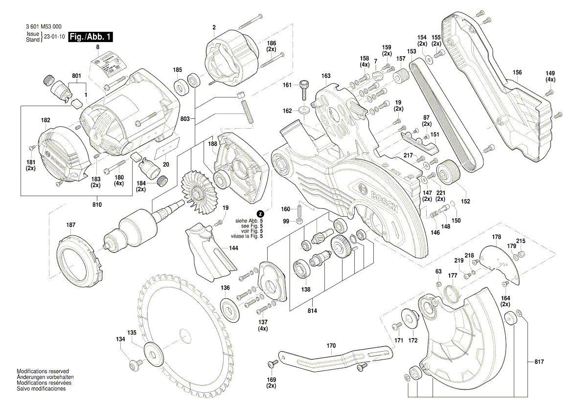 New Genuine Bosch 1619PC0569 Screw