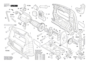 New Genuine Bosch 1619PC0587 Nameplate