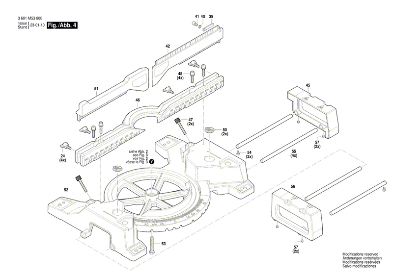 New Genuine Bosch 1619PC0725 Rotary Handle