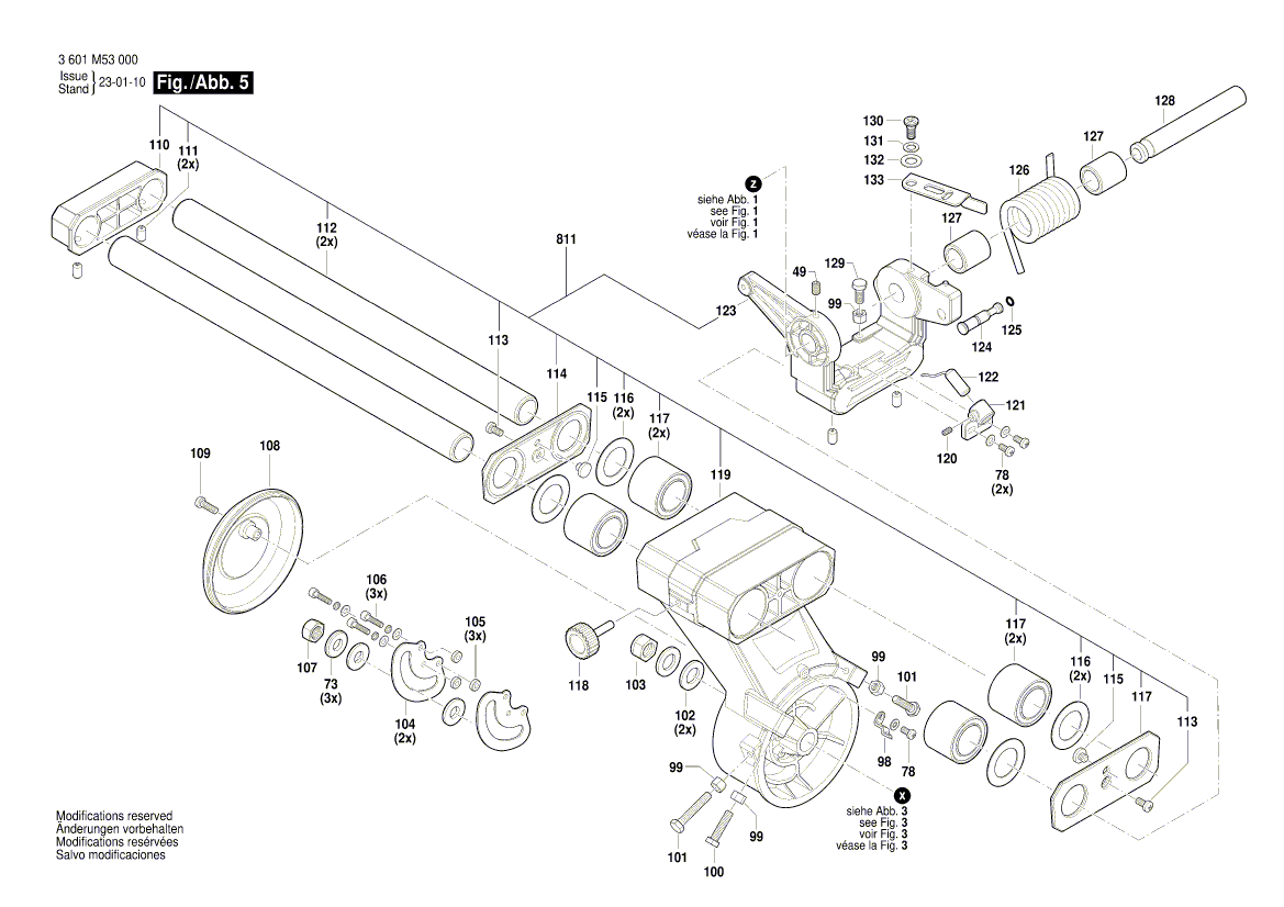 New Genuine Bosch 1619PC0765 Shaft