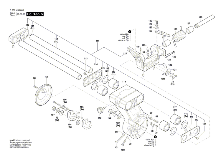 New Genuine Bosch 1619PC0807 Connecting Plate