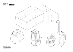 New Genuine Bosch 1619PC1272 cover