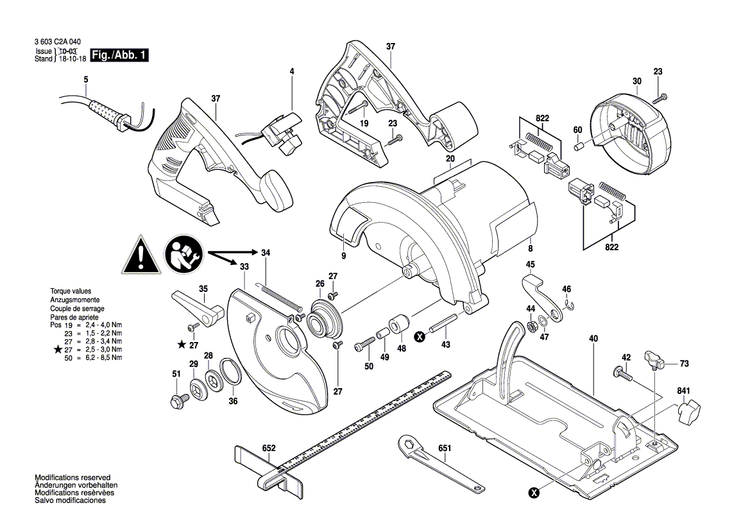 New Genuine Bosch 1619X04987 Base Plate
