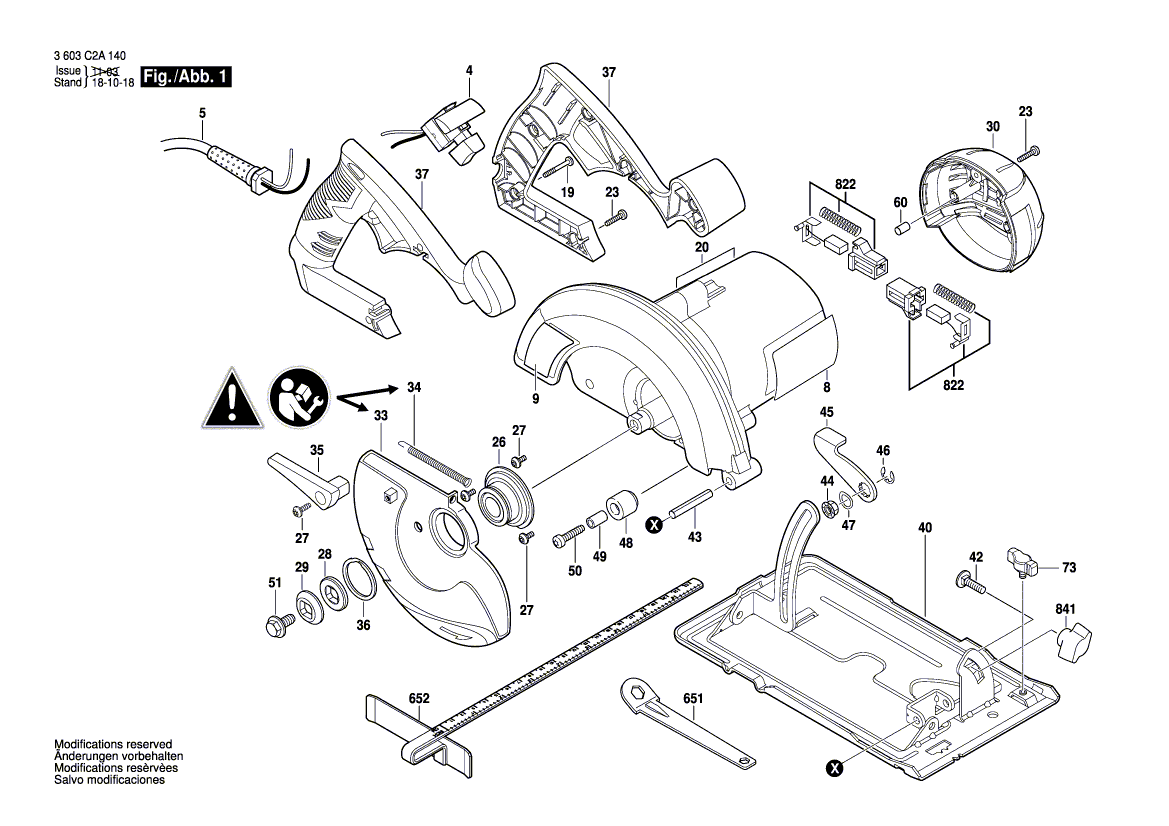 New Genuine Bosch 1619X05698 Base Plate