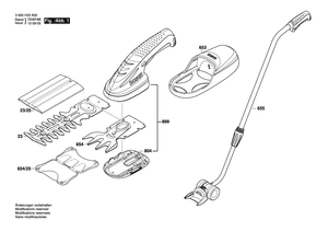 New Genuine Bosch 1619X06081 Set of knives