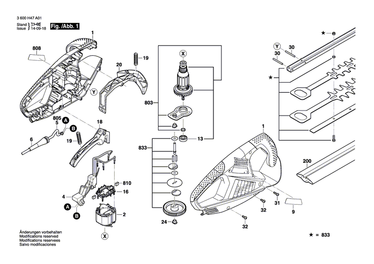 New Genuine Bosch 1619X06328 Switch Segment