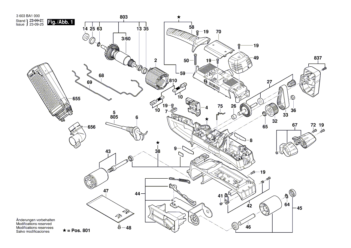 New Genuine Bosch 1619X06339 Housing