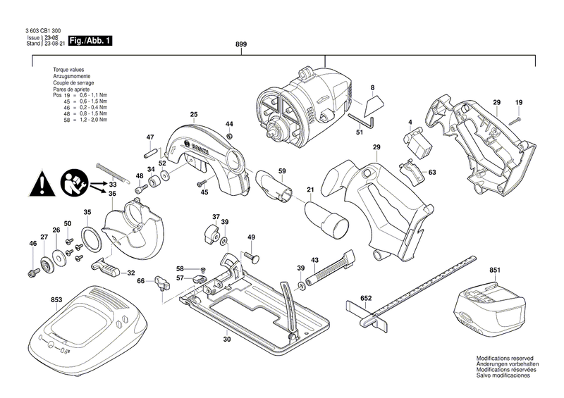 New Genuine Bosch 1619X07161 Lower guard