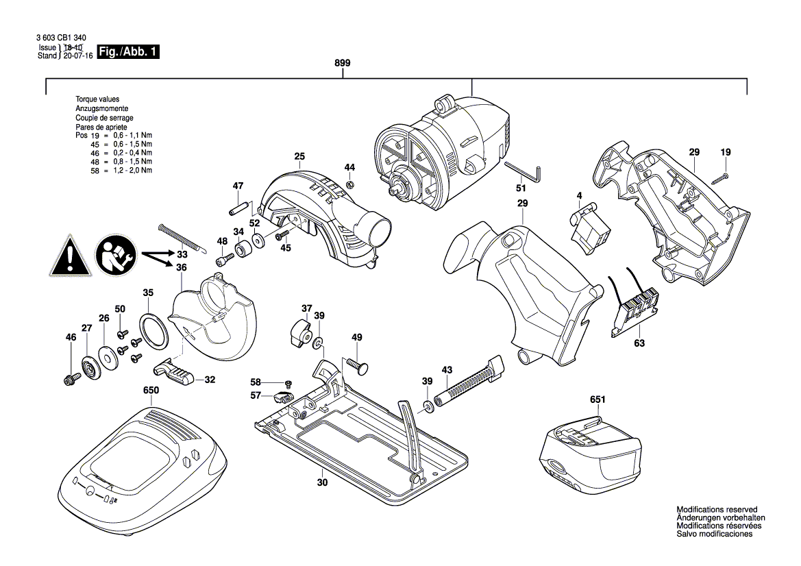 New Genuine Bosch 1619X07887 Parallel-Guide