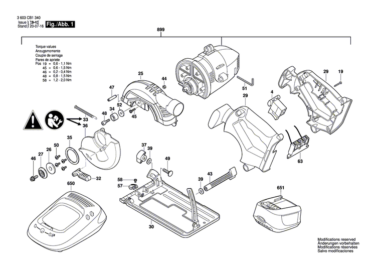 New Genuine Bosch 1619X07887 Parallel-Guide