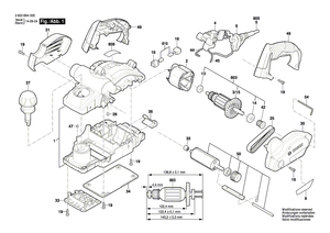 New Genuine Bosch 1619X08461 Gear Cover