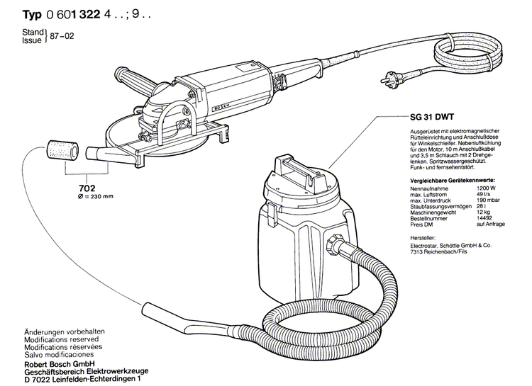 New Genuine Bosch 1900452003 End Splice
