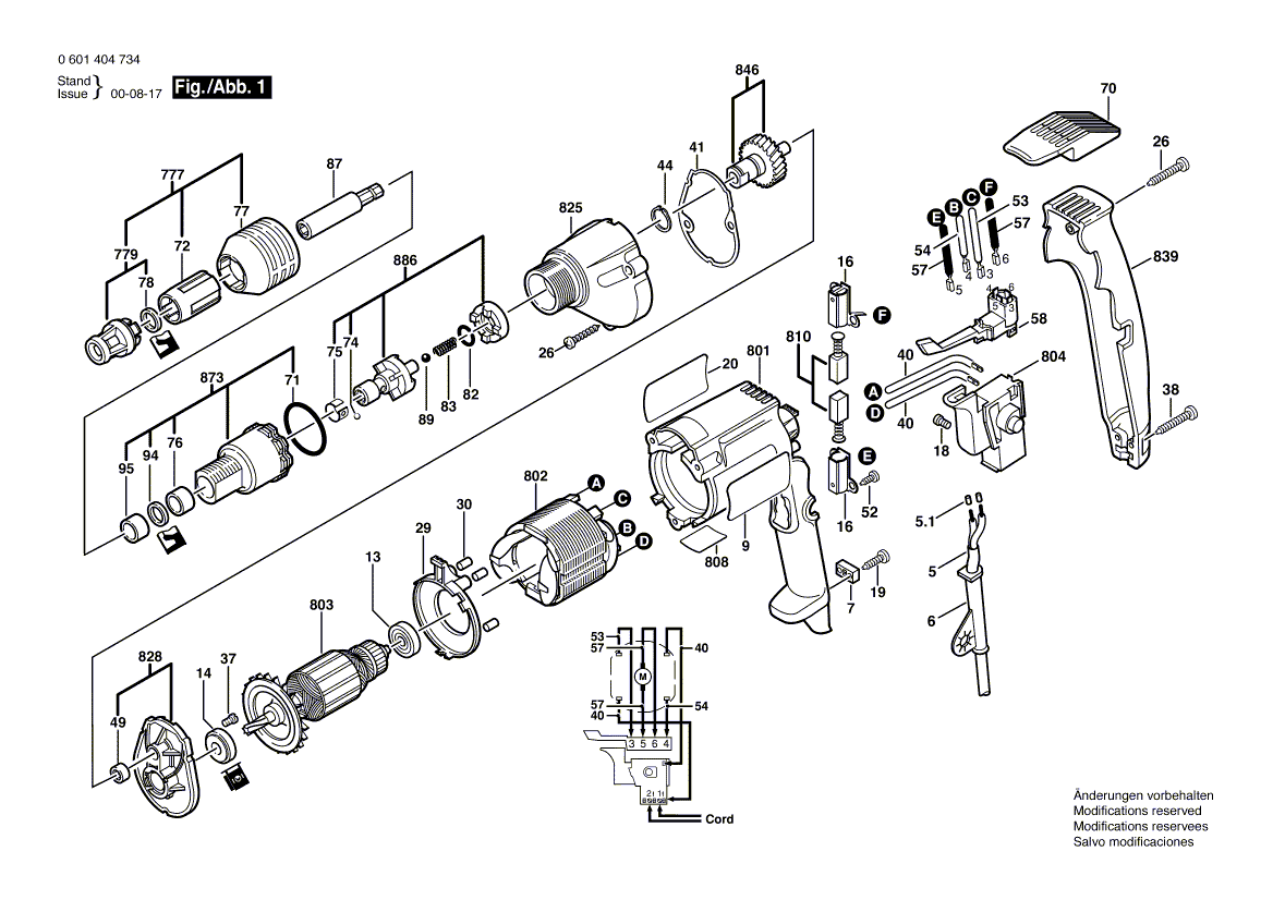 New Genuine Bosch 1900452012 End Splice