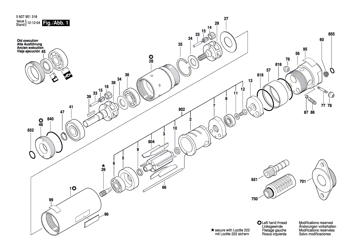 New Genuine Bosch 1902300024 Parallel Key