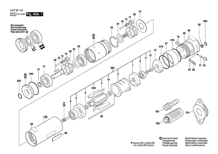 New Genuine Bosch 1902300024 Parallel Key