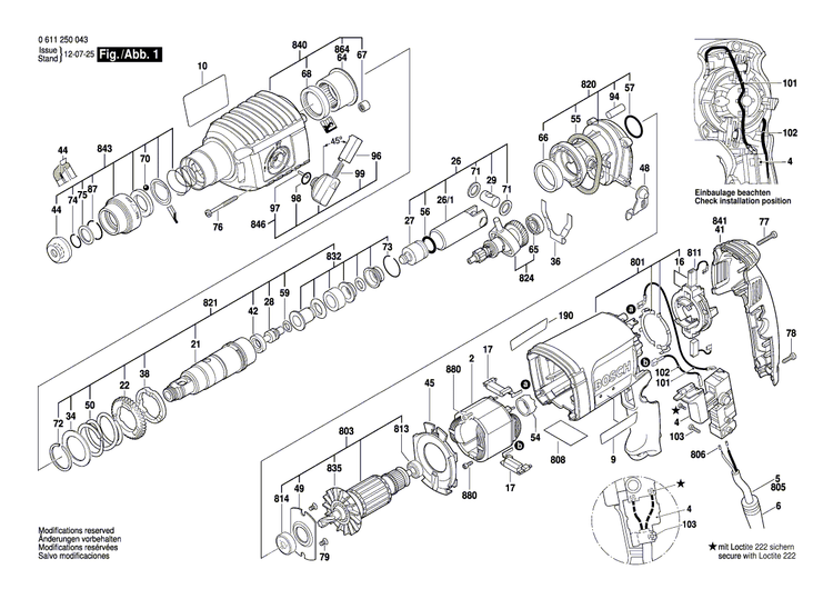 New Genuine Bosch 1903201118 Needle Roller