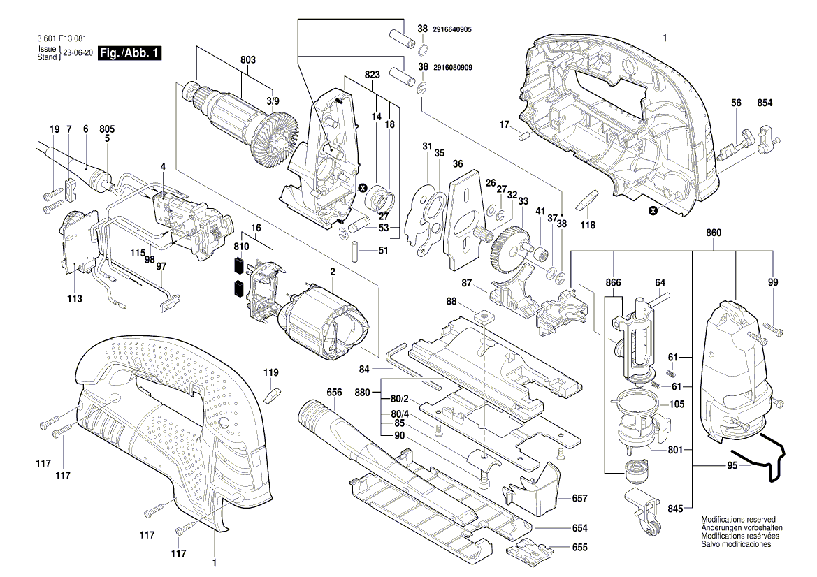 New Genuine Bosch 2600040004 fixing plate