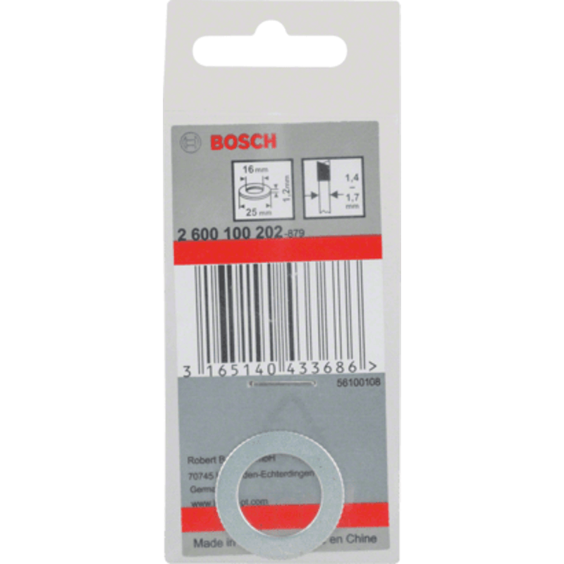 New Genuine Bosch 2600100202 Reduction Ring for Circular Saw Blade For