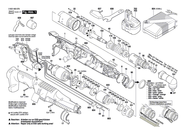 New Genuine Bosch 2600100586 Shim