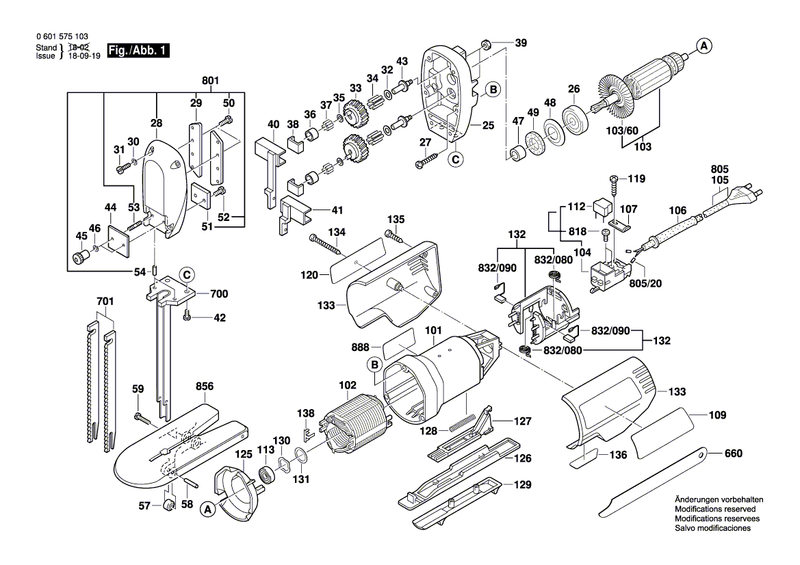 New Genuine Bosch 2600100611 Shim
