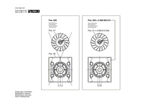 New Genuine Bosch 2600108012 Felt Washer
