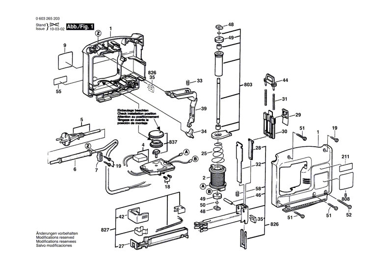 New Genuine Bosch 2600190039 Supporting Disc