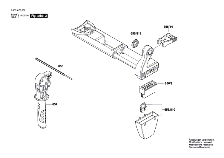 New Genuine Bosch 2600202008 Retaining snap ring