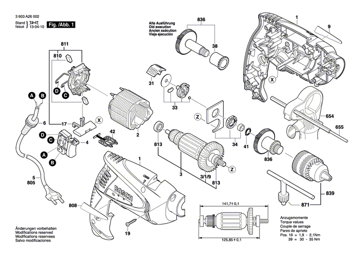 New Genuine Bosch 2600206003 Friction Ring