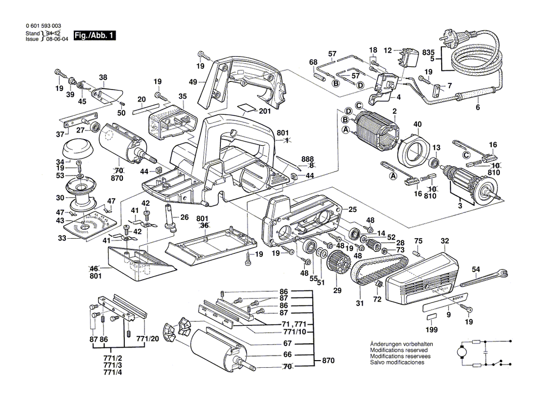 New Genuine Bosch 2600324008 Guide Bushing