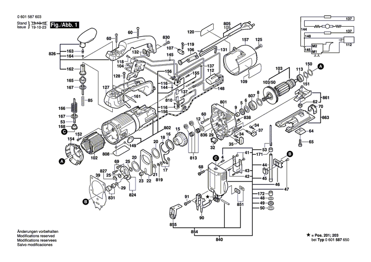 New Genuine Bosch 2600421001 Guide Sleeve
