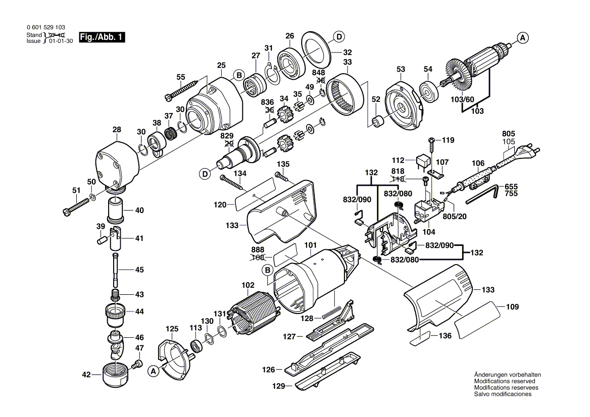 New Genuine Bosch 2600422005 Bushing