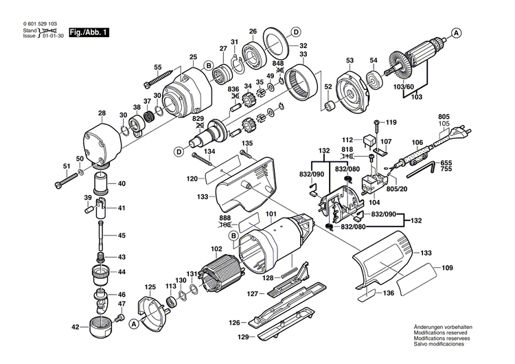 New Genuine Bosch 2600422005 Bushing