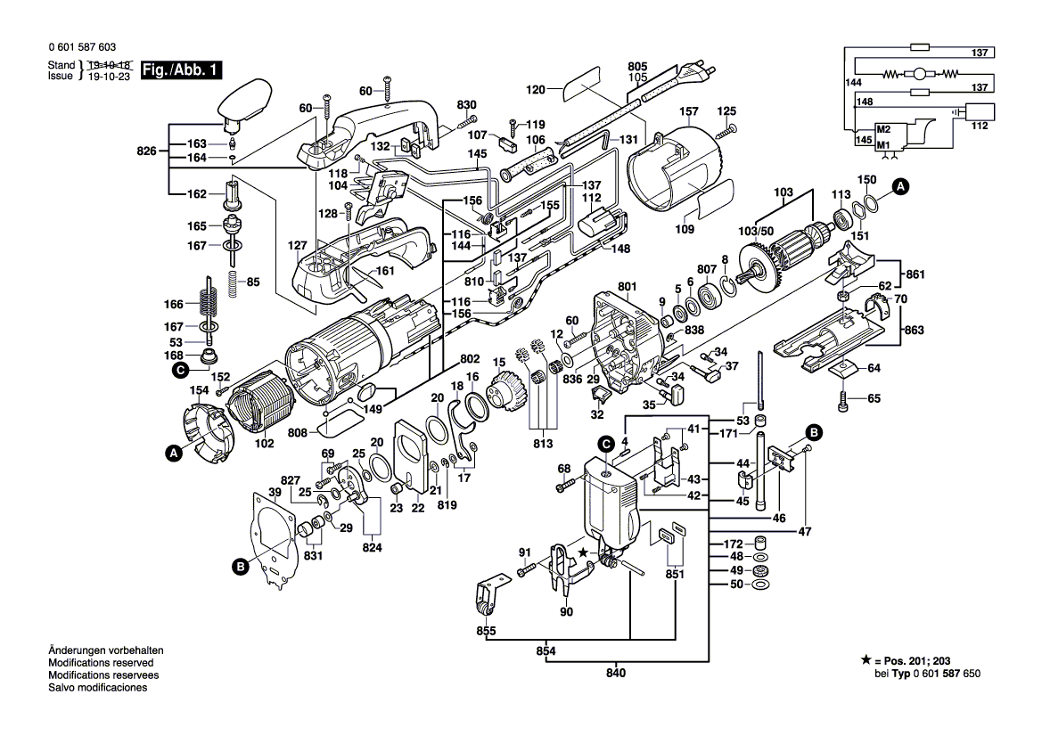 New Genuine Bosch 2600423006 Carrier Bracket