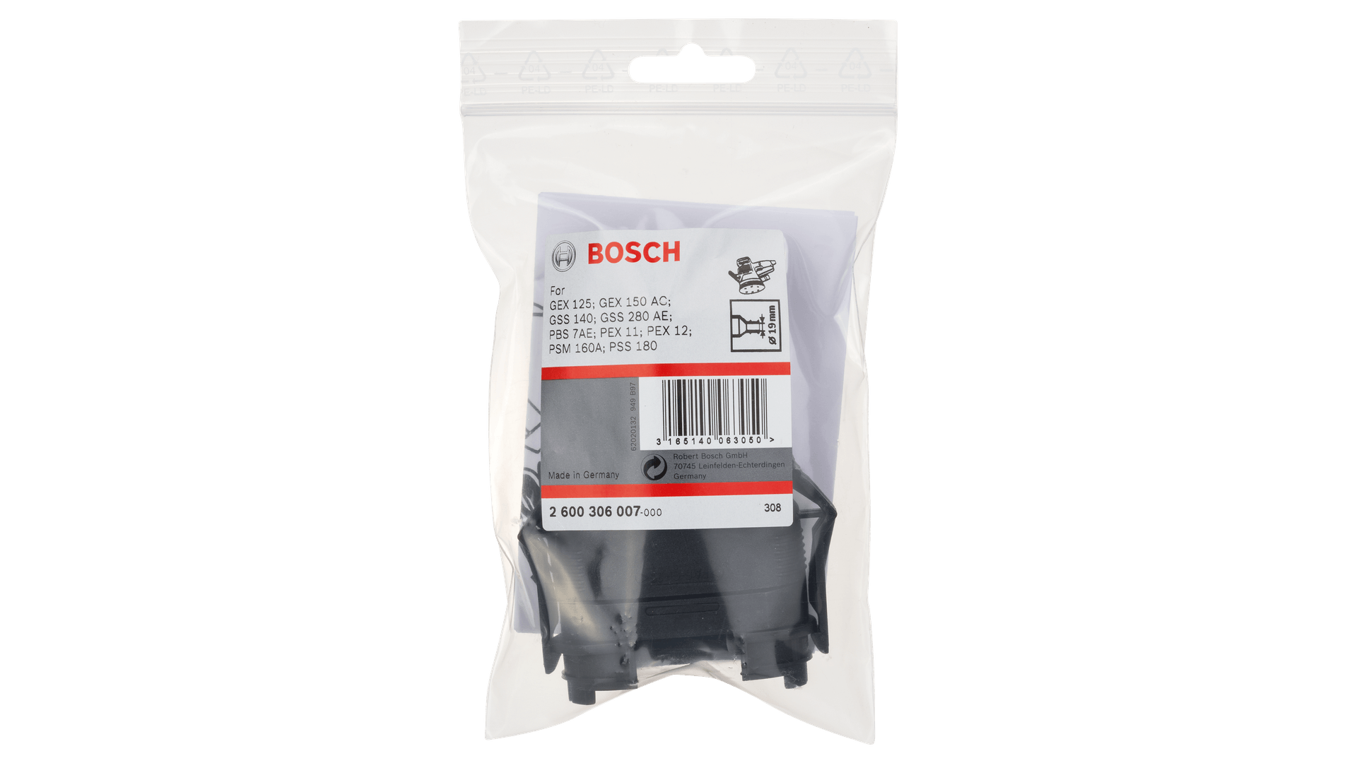 New Genuine Bosch 2600499077 Adapter For hand-held routers