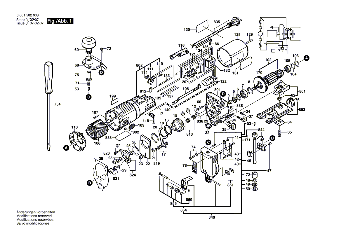 New Genuine Bosch 2600508037 Housing Cover