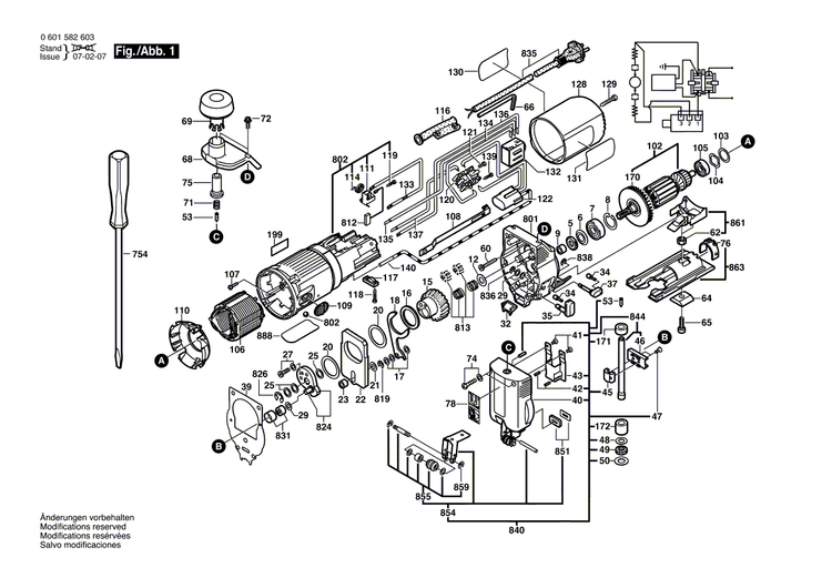 New Genuine Bosch 2600508037 Housing Cover