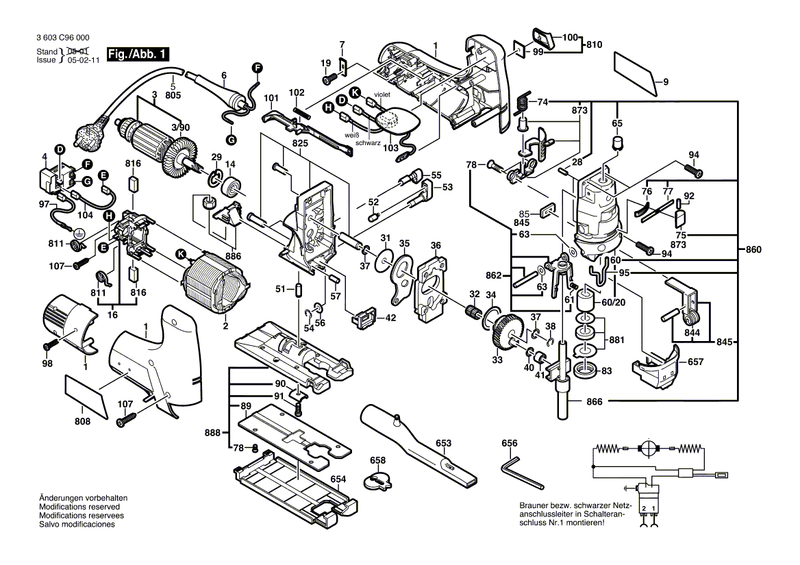 New Genuine Bosch 2600591029 Cap-Handle