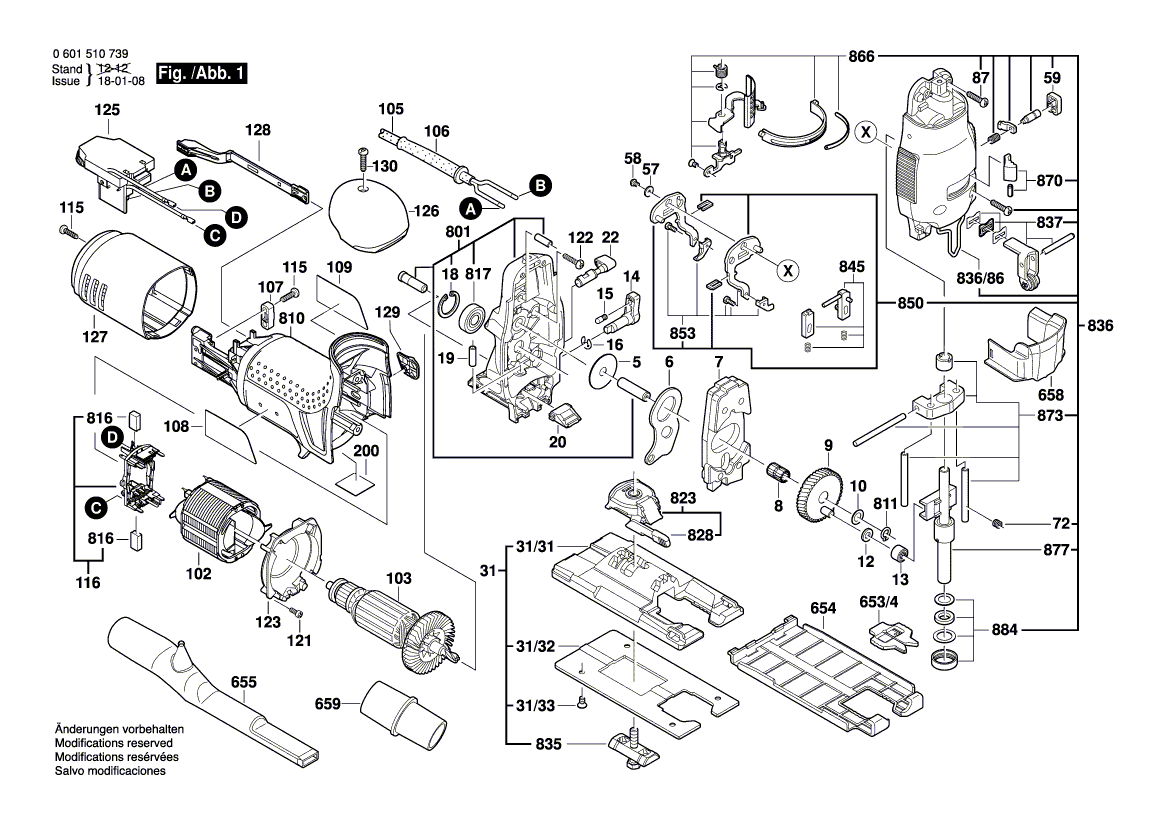 New Genuine Bosch 2600703068 Grommet