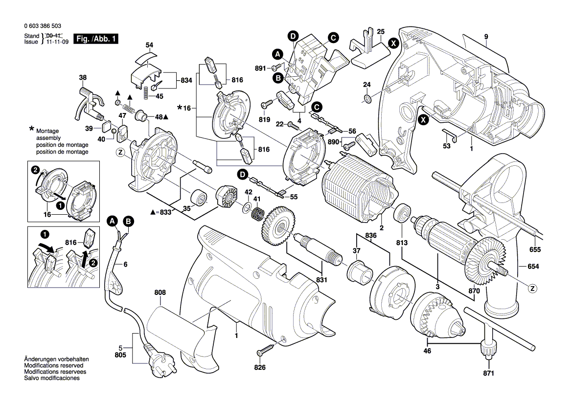 New Genuine Bosch 2600707067 Grommet